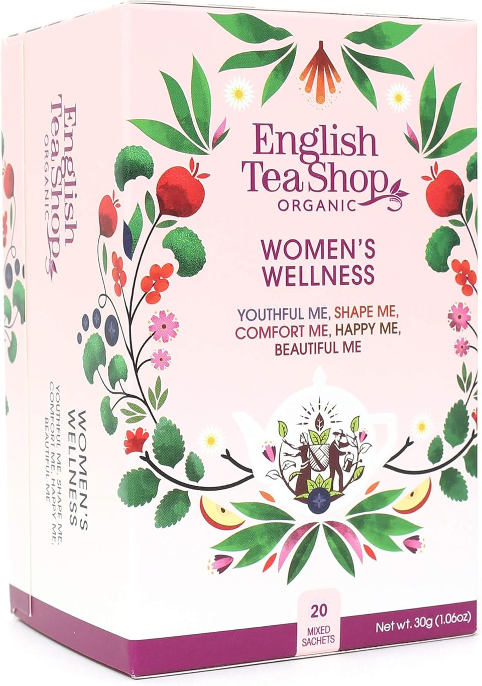 English Tea Shop Womens Wellness Tea Bag Sachets, 20-Piece