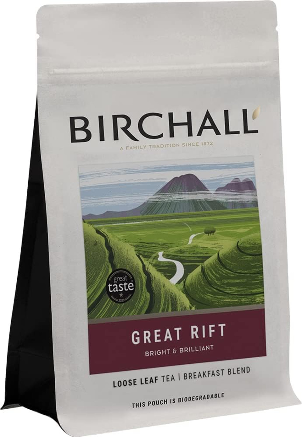 Birchall Tea, Great Rift Breakfast Blend, Breakfast Black Tea Bursting with Full Flavour, Prefect Loose Leaf Tea Gift Set, 250g Loose Leaf Tea
