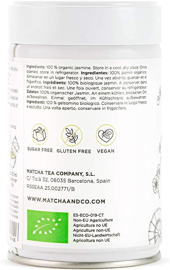 Matcha & CO 100% Organic Jasmine Green Tea Powder 70g