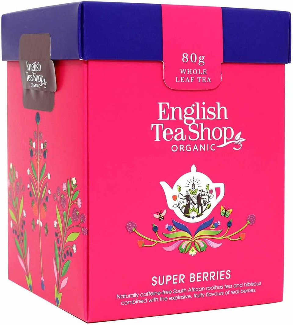 English Tea Shop Super Berries 80g Whole Leaf Tea