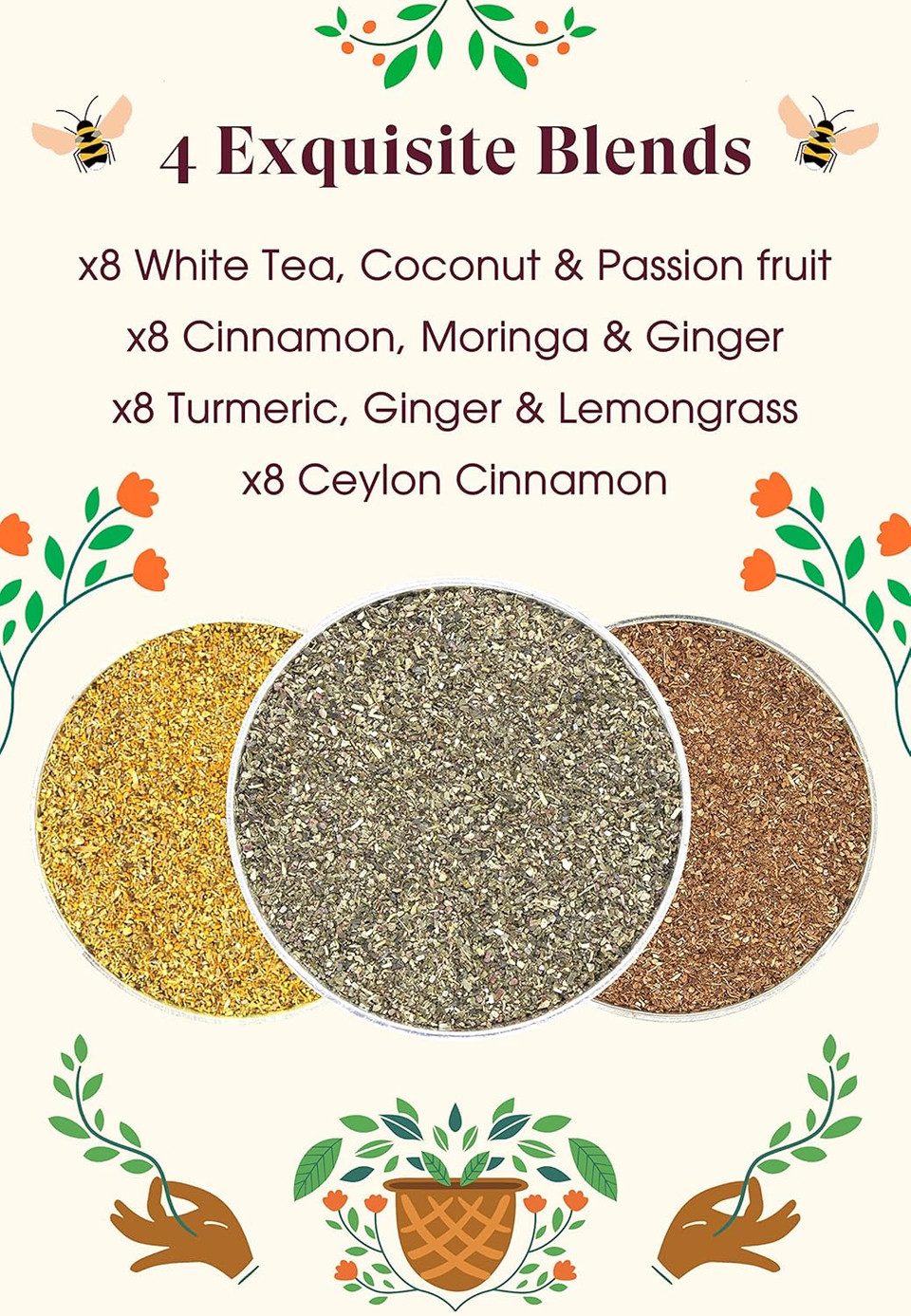 English Tea Shop Organic and Fairtrade Caring Moments Collection - 32 Tea Bag Sachets