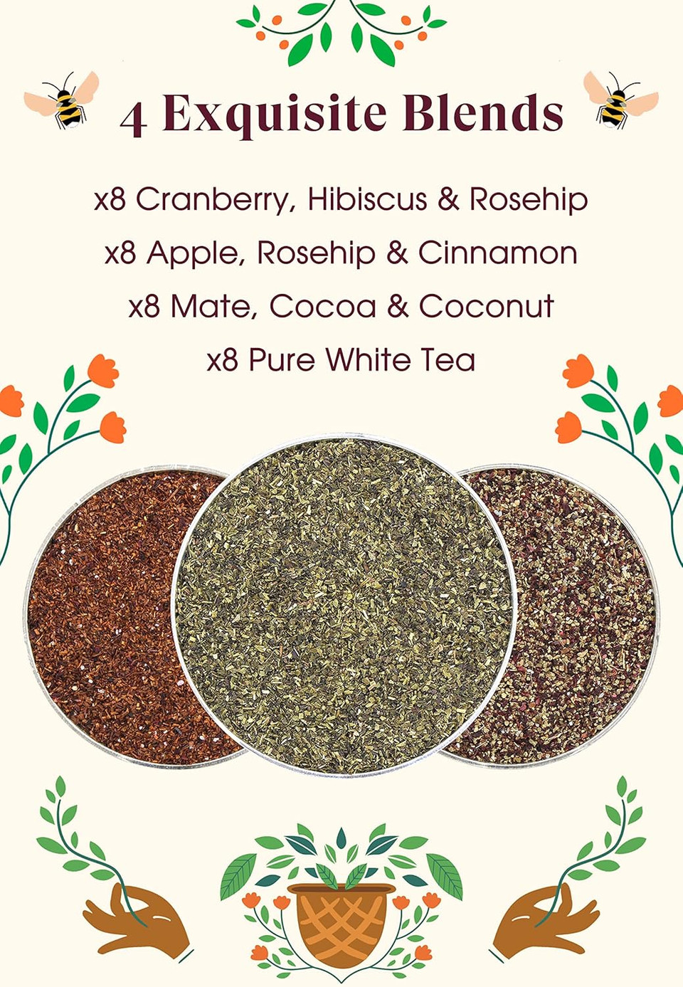 English Tea Shop Organic Festive Delight Moments - 32 Tea Bag Sachets