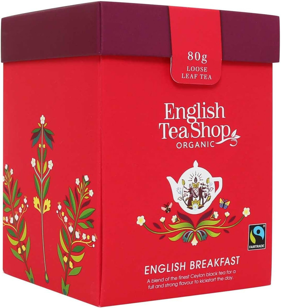 English Tea Shop Breakfast 80g Whole Leaf Tea,U060055 (Pack of 2)
