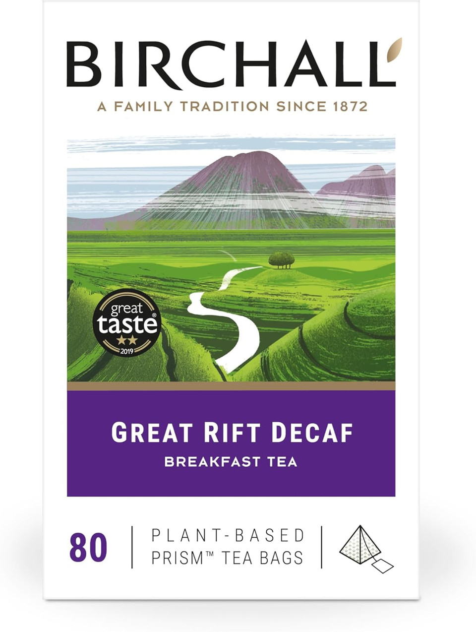 Birchall Great Rift Decaf 80 Plant-Based Prism Tea Bags