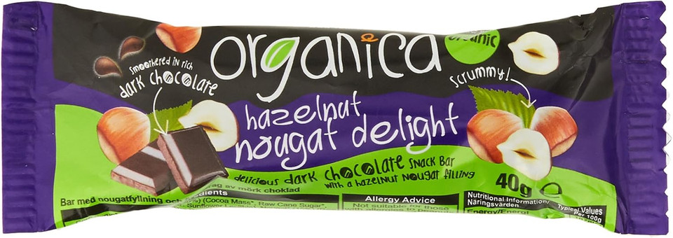 ORGANICA Organica Hazelnut Nougat Delight 40g