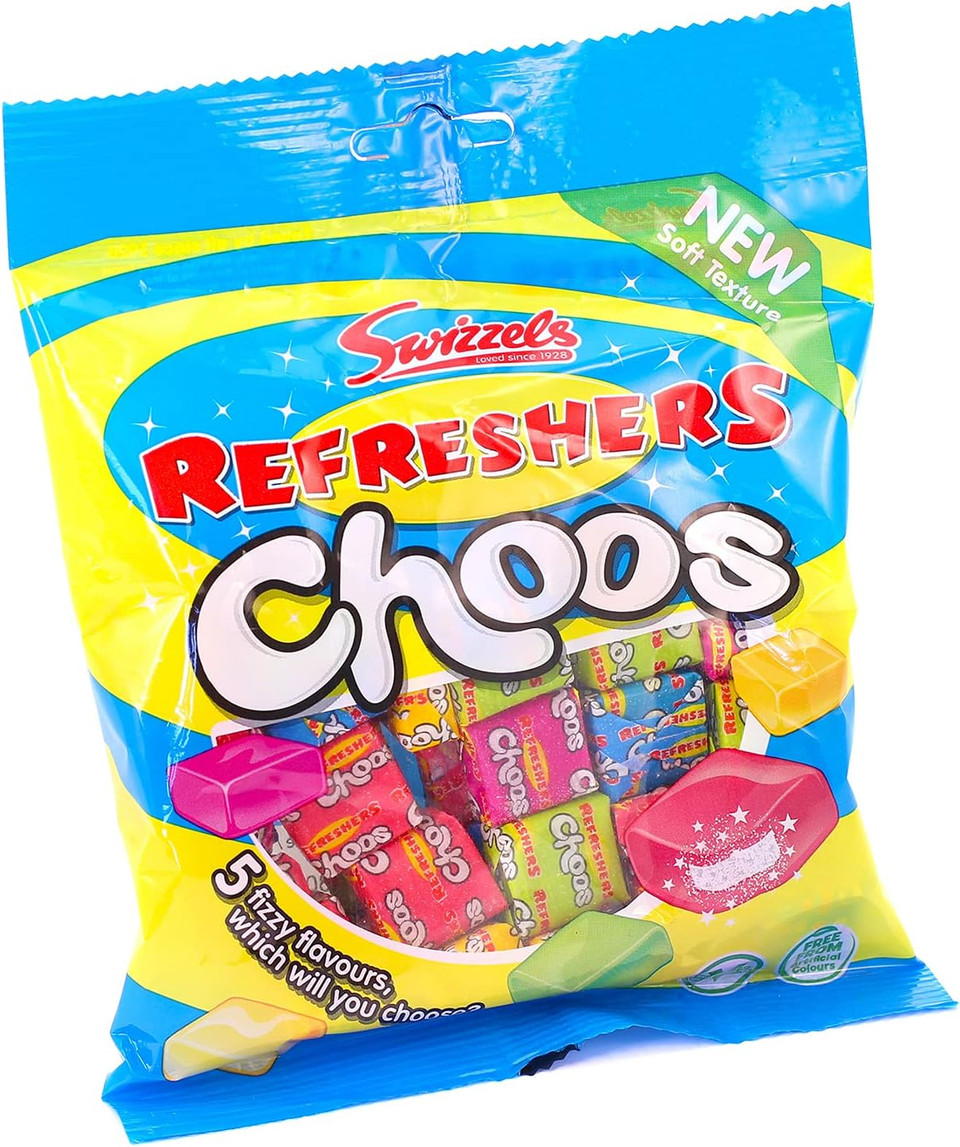 Swizzels Refreshers Choos Sharing Bag, 150g