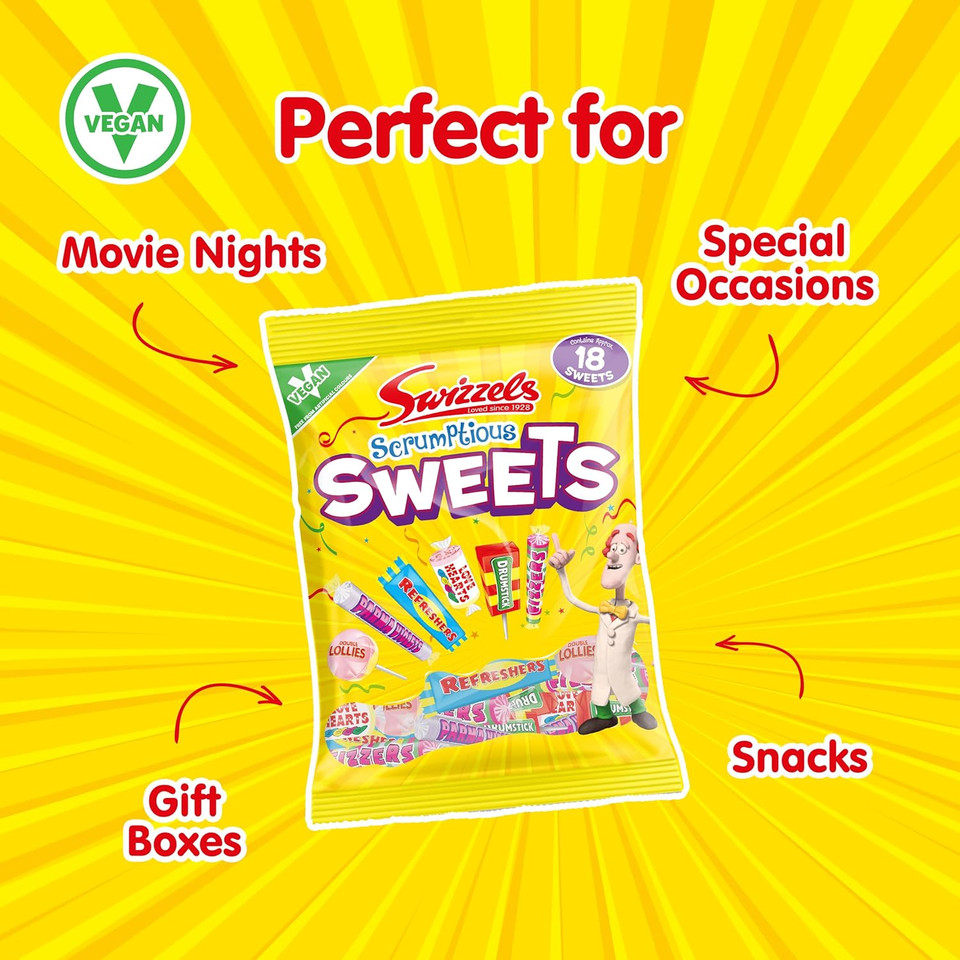 Swizzels Scrumptious Sweets, 173g (Pack of 2)