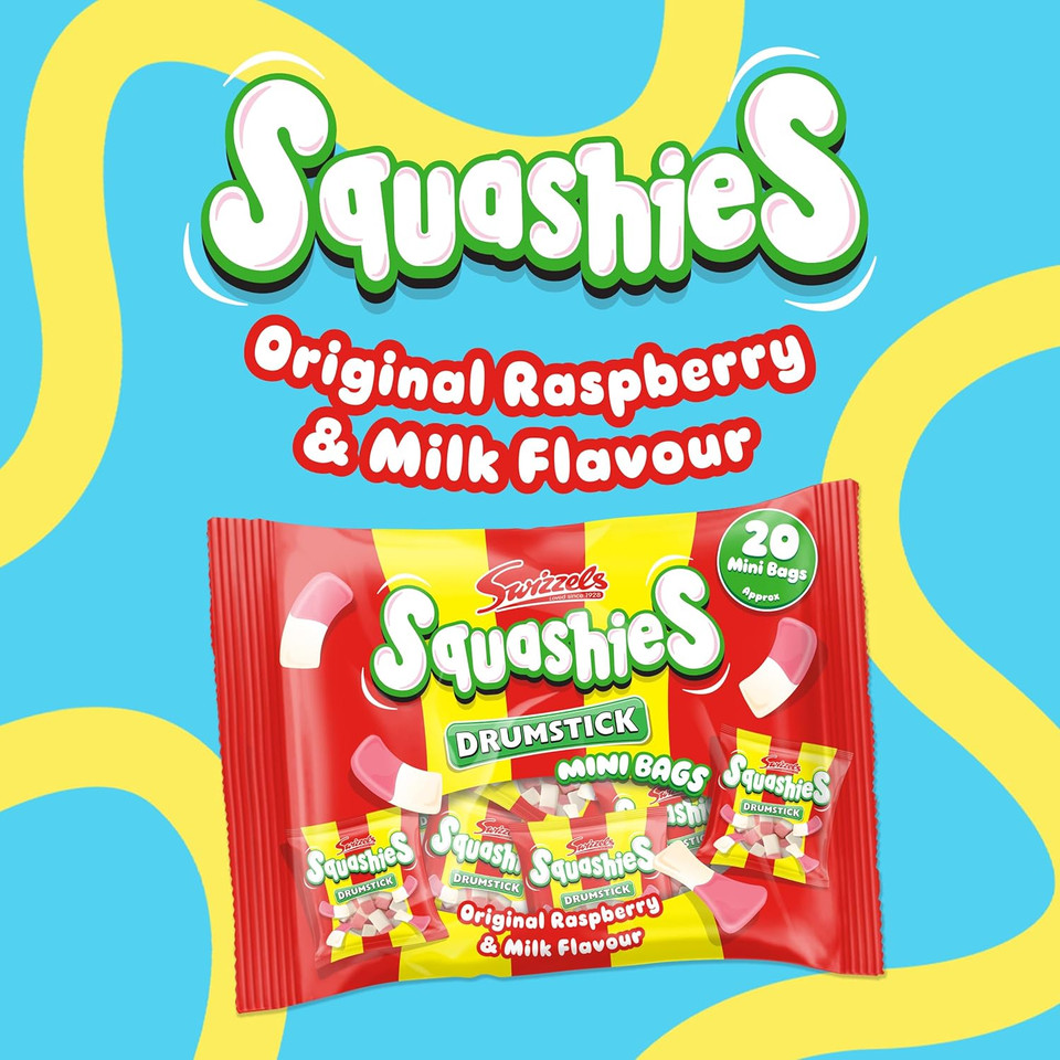Swizzels Drumstick Squashiest Mini Bags, 280g