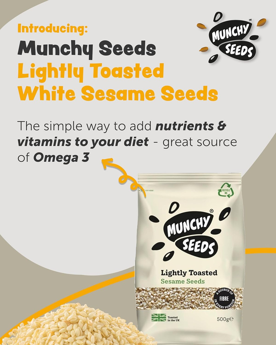Munchy Seeds Lightly Toasted Sesame Seeds 500g
