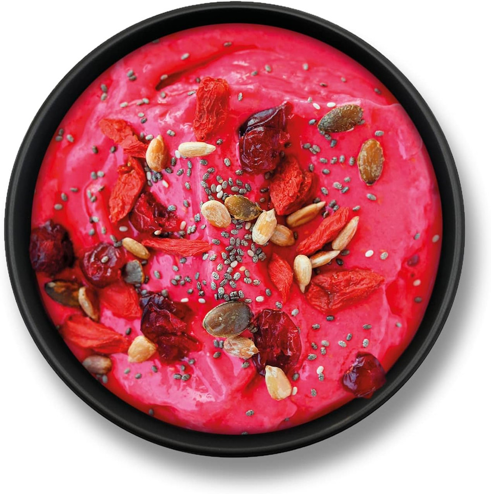 MUNCHY SEEDS Breakfast Booster SUPER BERRY 450g Breakfast Topper with Goji, Chia, Cranberry, Sunflower Seeds & Pumpkin Seeds. Sprinkle On Porridge, Fruit, Yoghurt Or Smoothie Vegan, Fibre Vitamin E