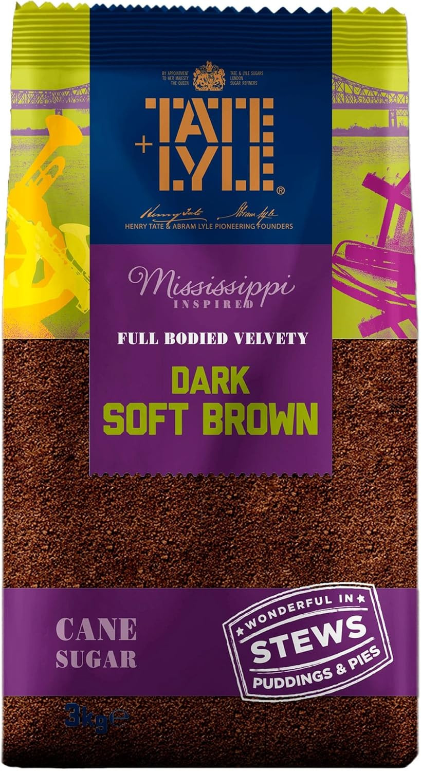 Tate & Lyle Dark Soft Brown Sugar - Pack Size = 1x3kg