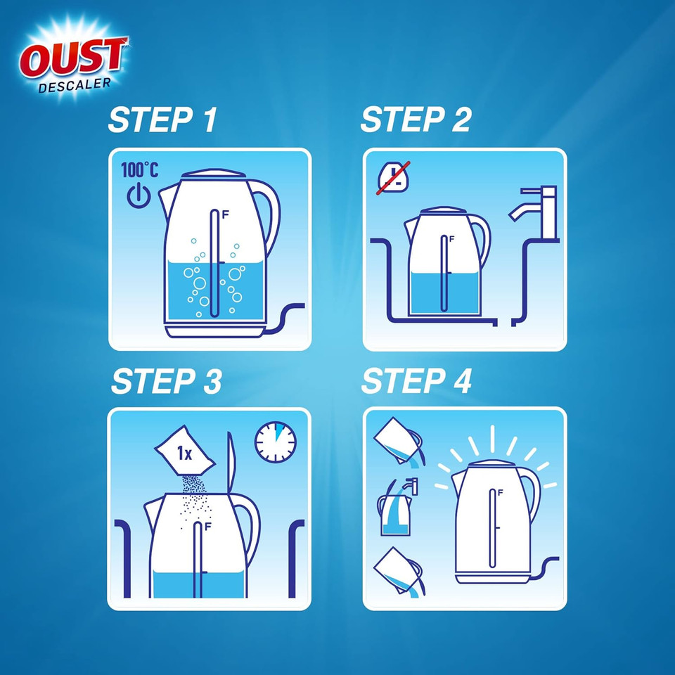 Oust All Purpose Descaler 3 x 25ml Sachets (2)