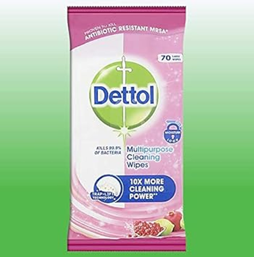 Dettol Antibacterial Multipurpose Cleaning Wipes Citrus 105s