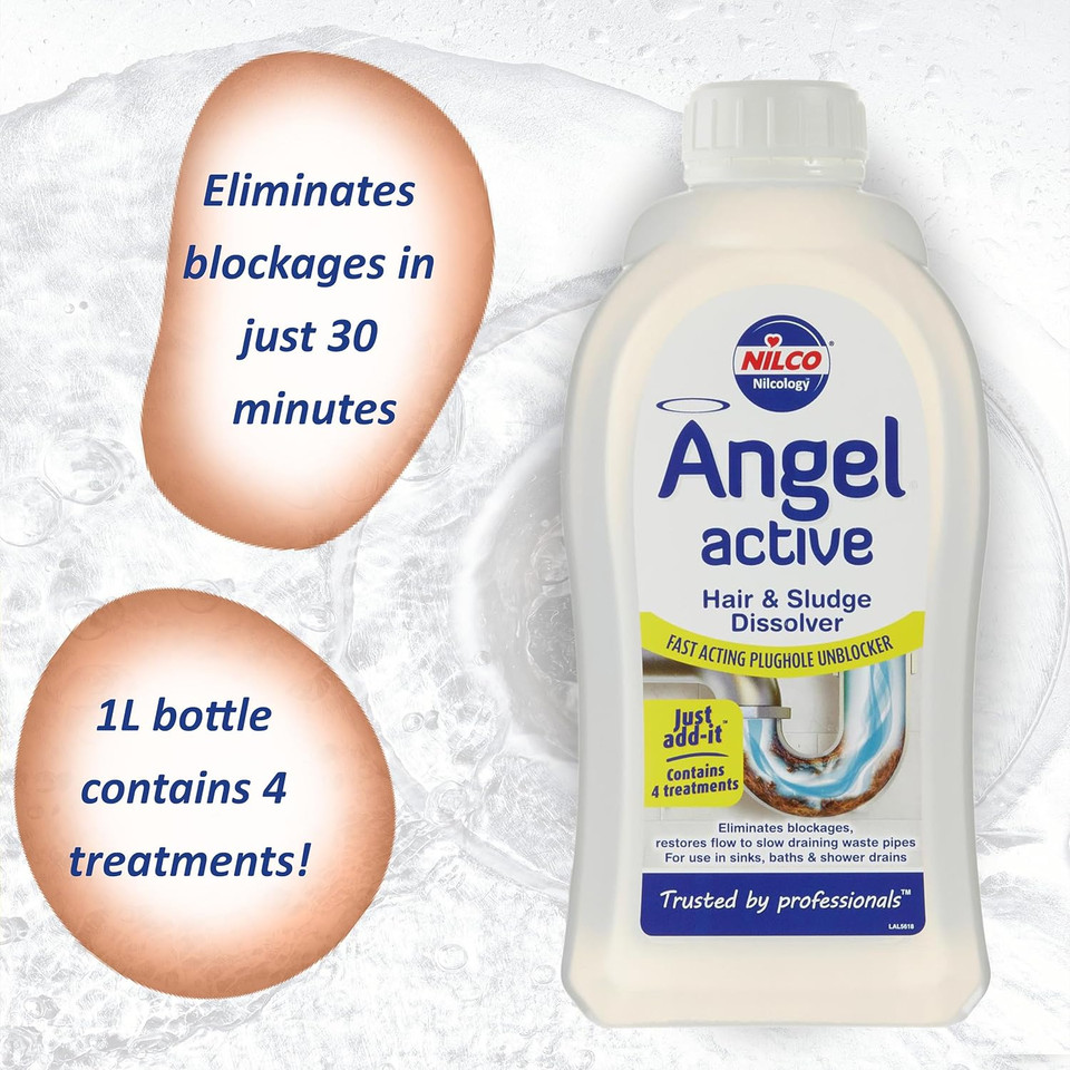Nilco Angel Active Hair & Sludge Dissolver, 1L