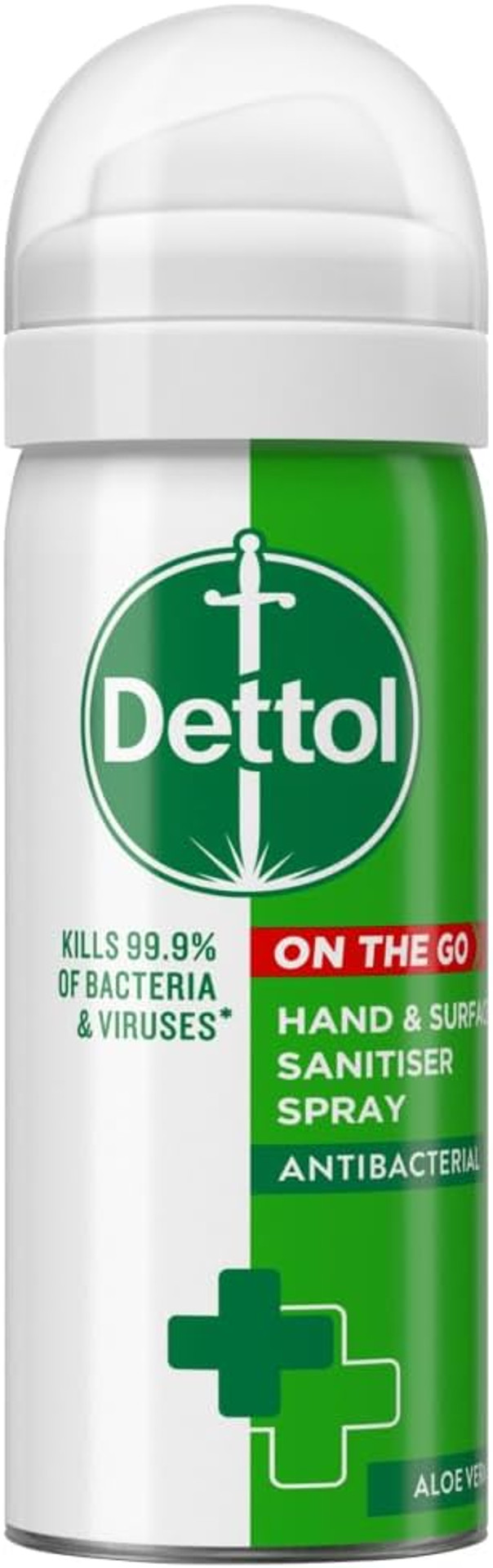 Dettol Hand & Surface Sanitiser Spray Suitable for Hands and Surfaces, 50ml, (Pack of 1)