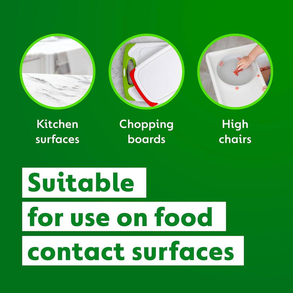 Dettol Surface Cleaner Spray Refill, Original, Multipack of 6 X 50ml, Total 300ml, Makes 2.25L, Antibacterial Spray, Kills 99.99% of Germs, Antibacterial, Disinfectant, Household Cleaners