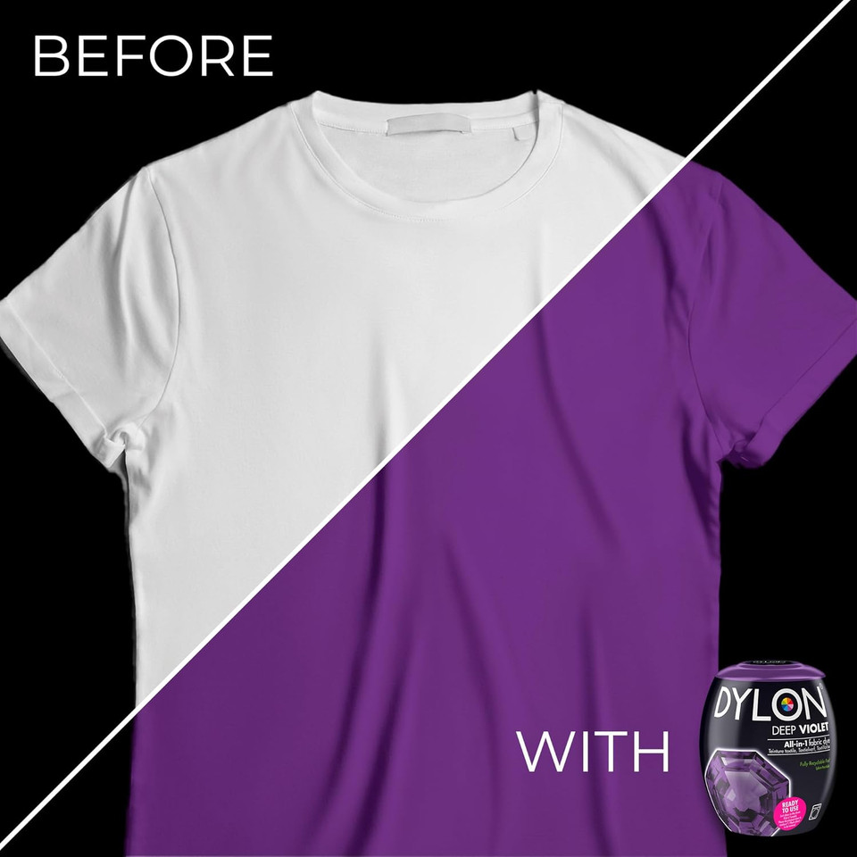 DYLON Washing Machine Fabric Dye Pod for Clothes & Soft Furnishings, 350g  Olive Green