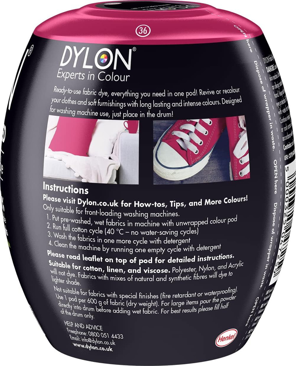 DYLON Washing Machine Fabric Dye Pod for Clothes & Soft Furnishings, 350g  Sandy Beige