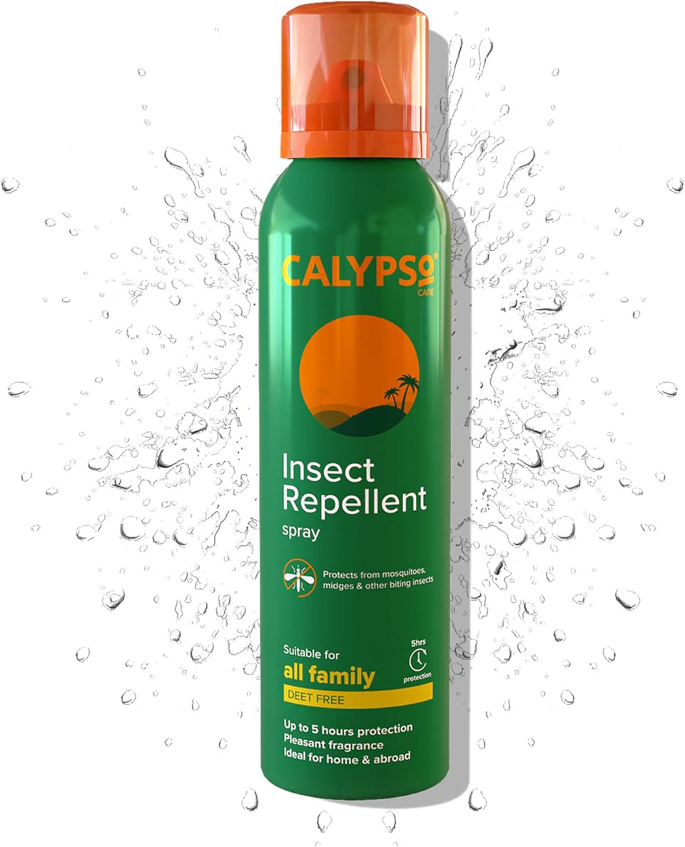 Calypso Insect Repellent Spray Deet Free - up to 5 Hours Protection for The Whole Family - 150ml