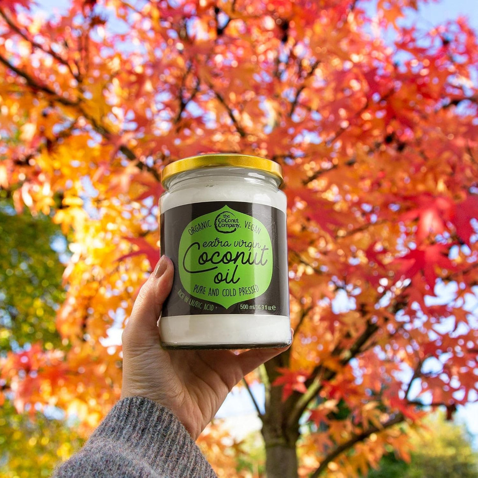 Organic Extra Virgin, Raw, Pure, Cold-Pressed, Vegan, GM-Free, Gluten-Free, Coconut Oil for Hair, Coconut Oil for Skin, Unrefined (500 ml)