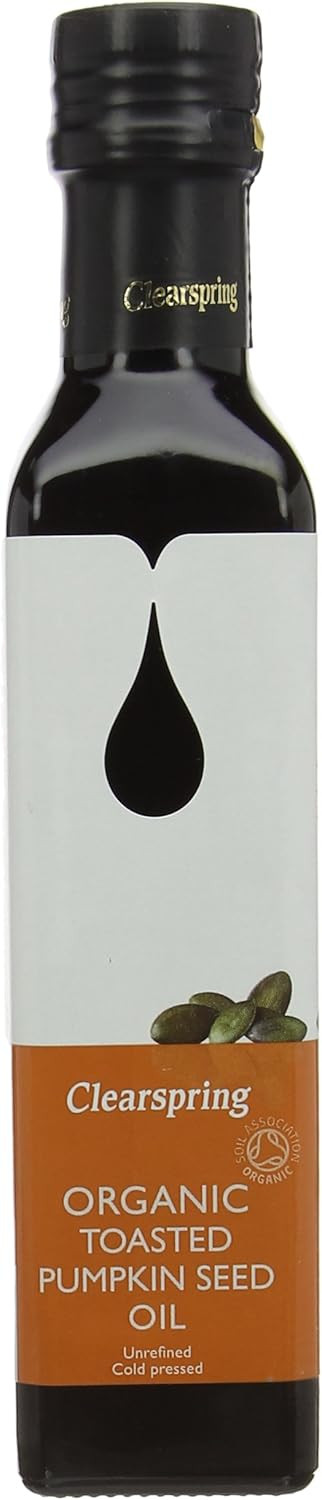 Clearspring Organic Toasted Pumpkin Seed Oil, 250g (Pack of 2)