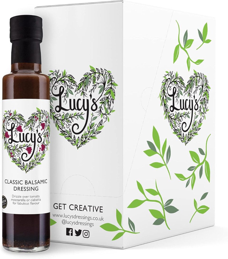 Lucys Dressings  Classic Balsamic Dressing  6 x 250ml Bottles