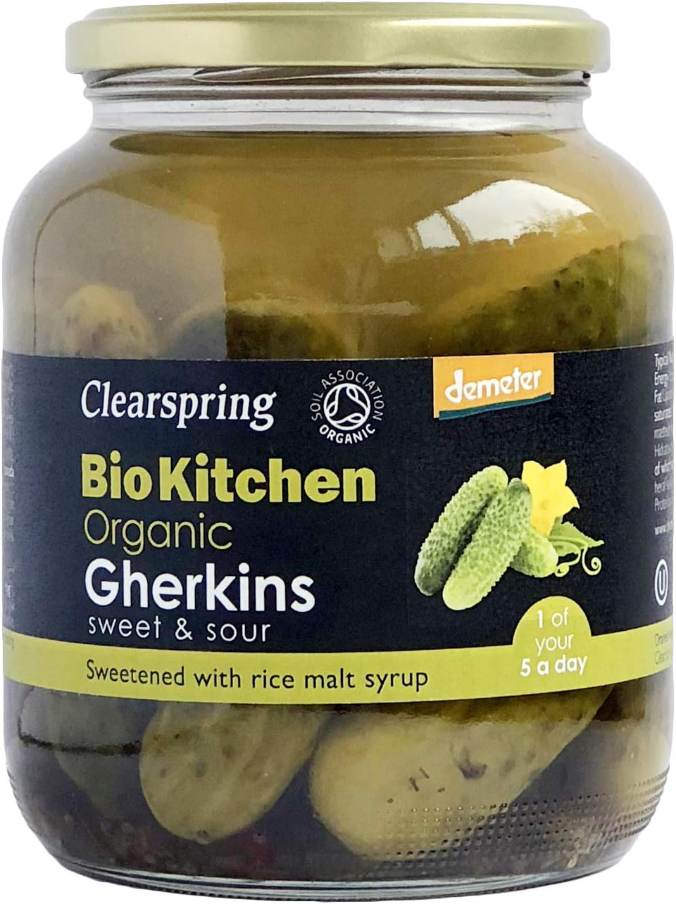 Clearspring Bio Kitchen Organic Sweet and Sour Gherkins 350g