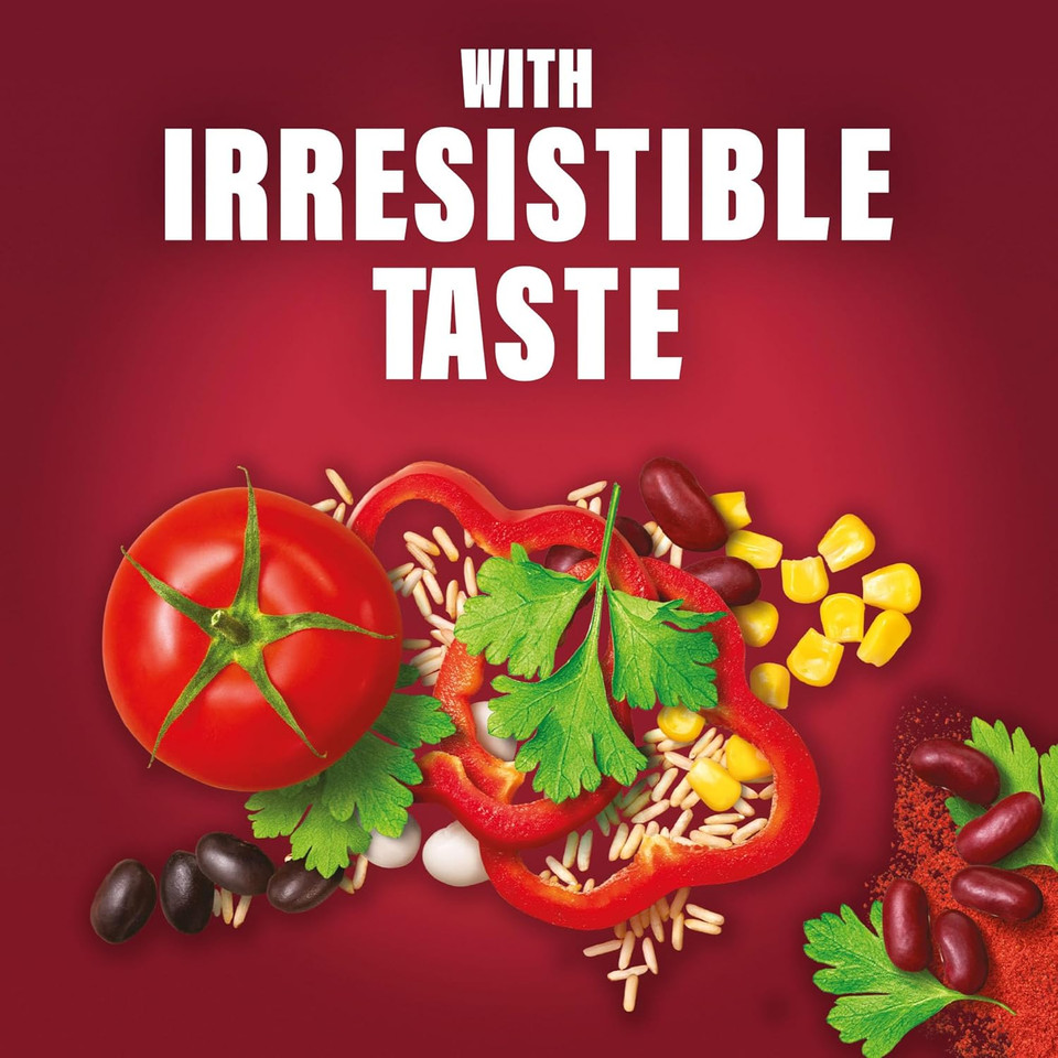 SlimFast Nourish Pot Spicy Mexican Bean Chilli, Ready Meal, Low in Sugar and Fat, Healthy Vegan Lunch, Source of Protein, Instant Noodles Alternative, Multipack, 8 x 60 g