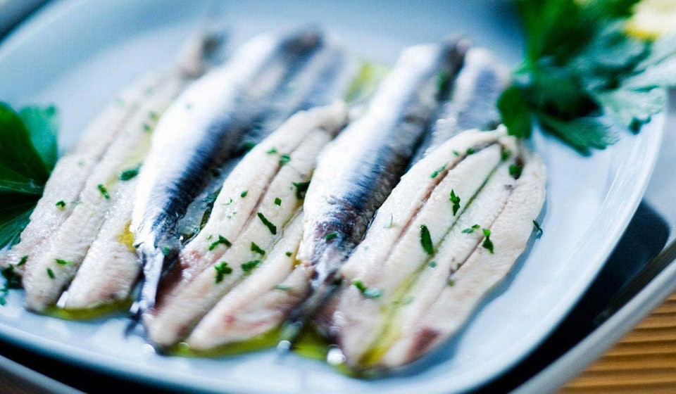Anchovy Fillets 250g x TWO - Selected anchovy fillets, marinated in sunflower oil and vinegar from GREAT BRITISH TRADING LIMITED