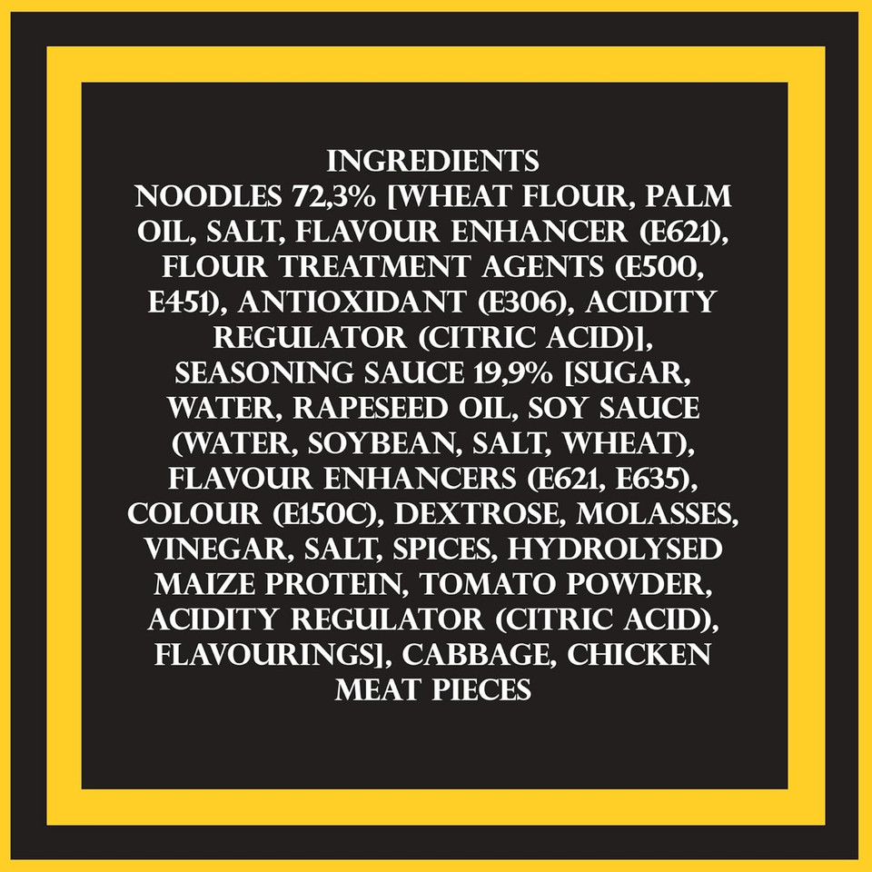 Nissin Soba Classic Pot Noodles - 8 Cups