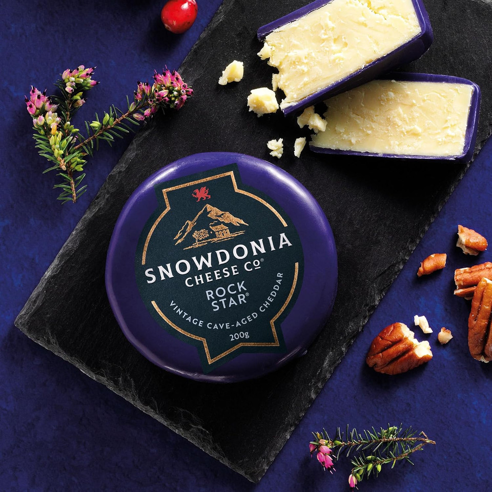 Snowdonia Cheese Company Rock Star Vintage Cheddar 200g from GREAT BRITISH TRADING LIMITED