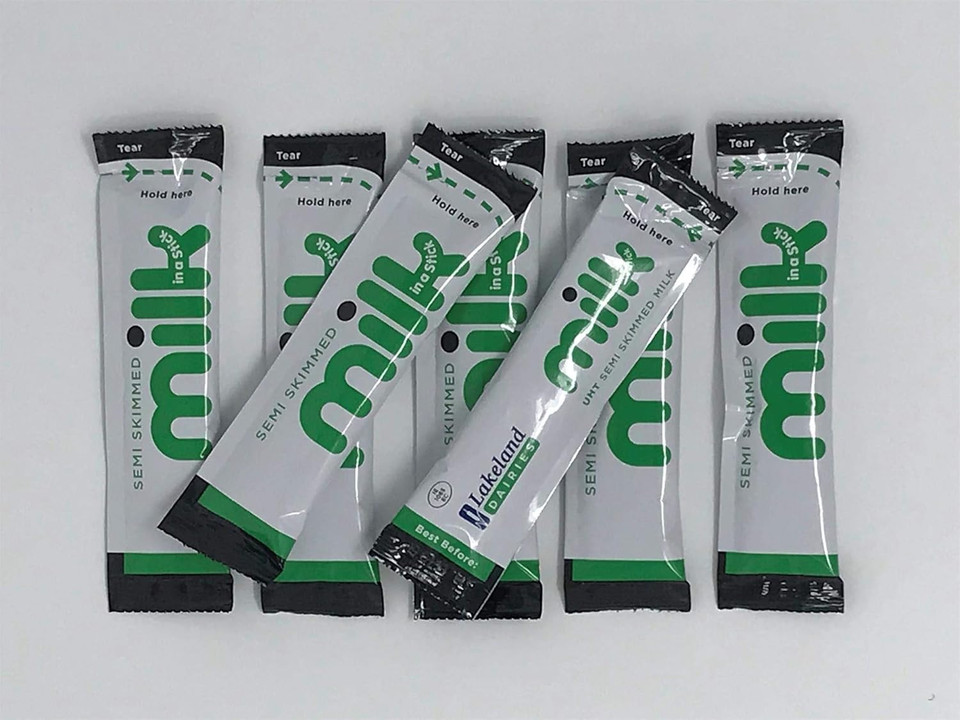 Lakeland Dairies UHT Semi Skimmed Milk Sticks - 10ml (360)