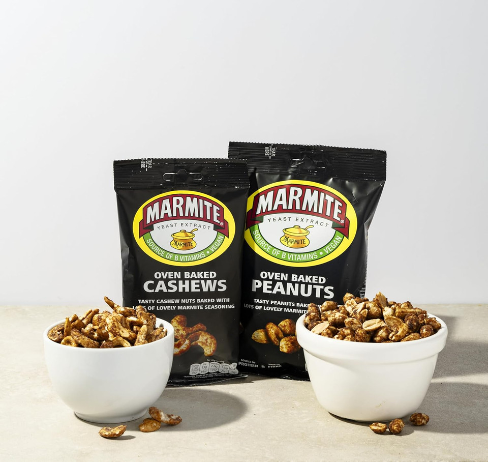 Graze - Healthy Snacks- Multipack of Marmite nuts- 10 Bags Mixed Bundle