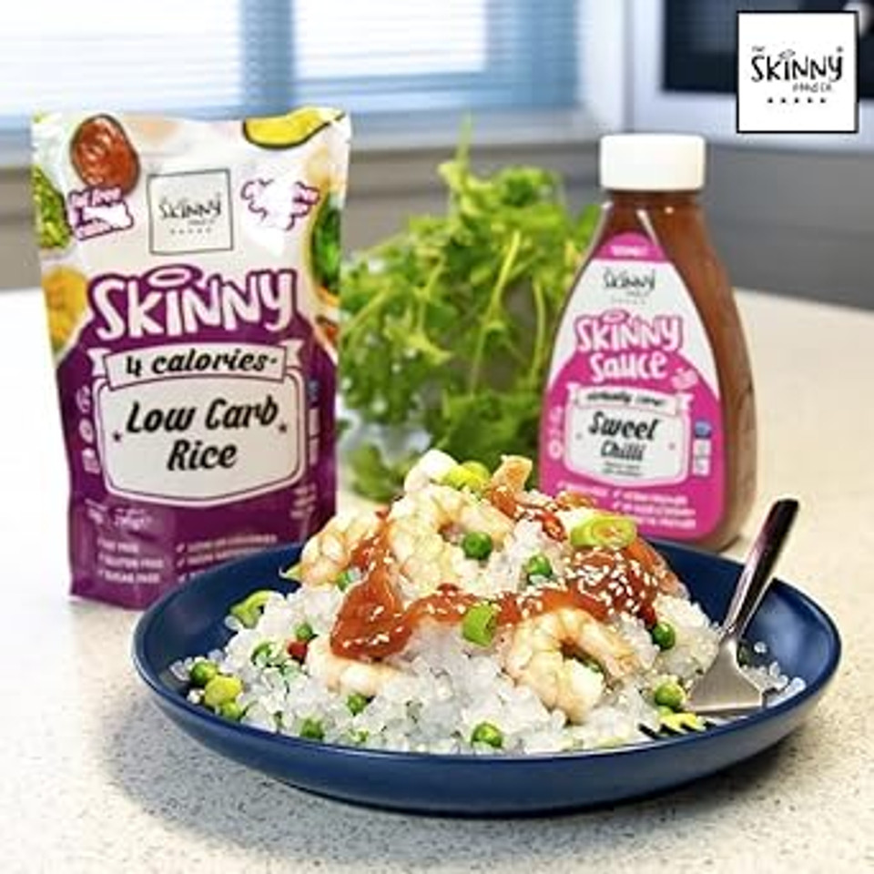 The Skinny Food Co. 2 Packs of Low Carb Konjac Skinny Rice, 4 Calorie - 290g