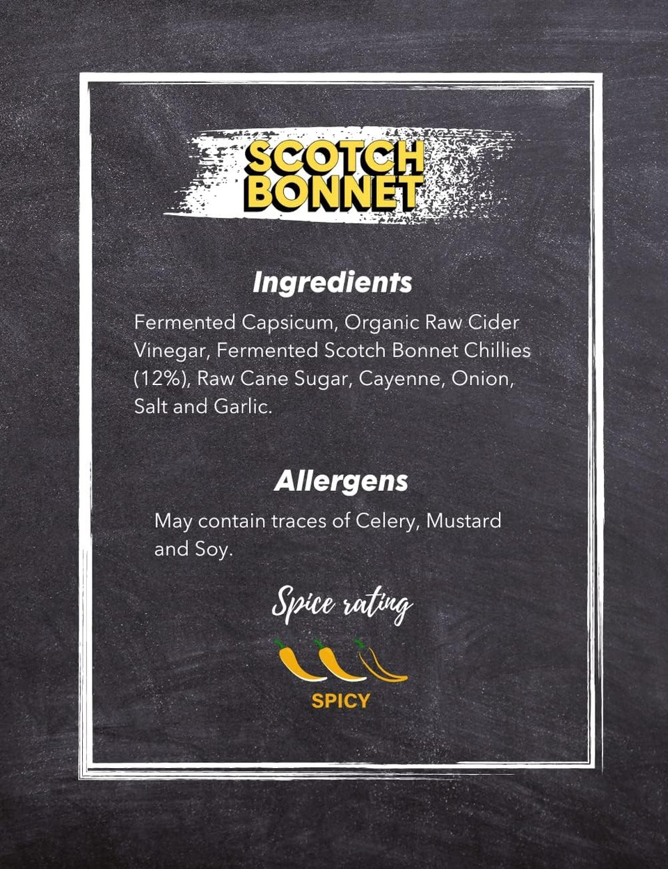 Eaten Alive - Scotch Bonnet Fermented Hot Sauce (150ml) Vegan & Made In The UK - Award Winning