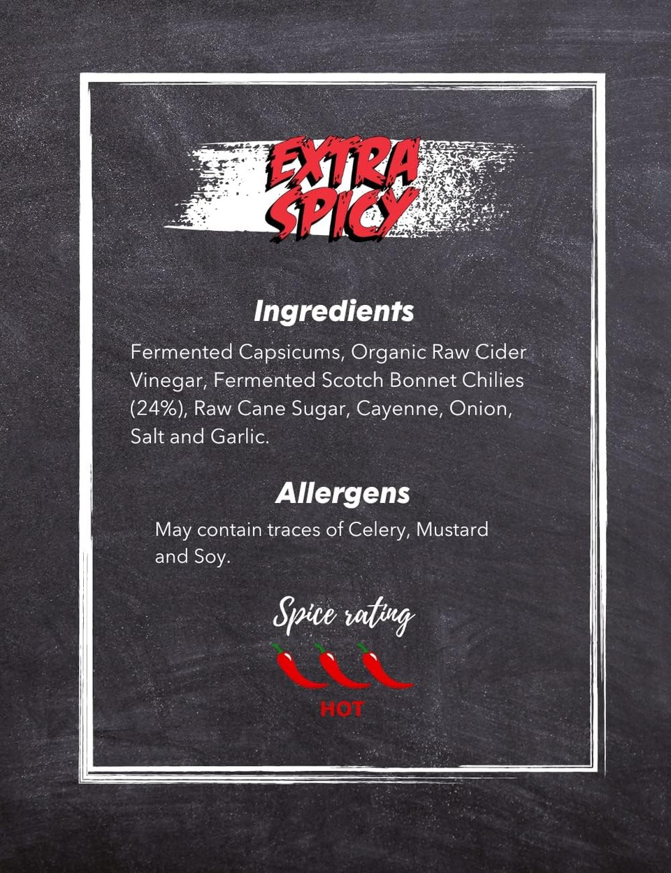 Eaten Alive - Extra Spicy Scotch Bonnet Fermented Hot Sauce (150ml) Vegan & Made In The UK - Award Winning