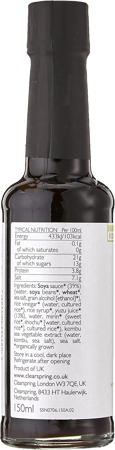 Clearspring Organic Yuzu Ponzu Seasoning 150ml