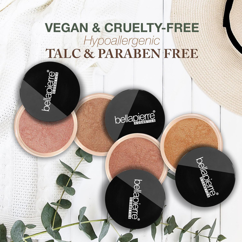 Bellapierre Mineral Bronzer - Loose Powder | Spf Protection | Warms Skin Tone For A Sun-Kissed Look | Non-Toxic & Paraben Free - Starshine - 0.3 Ozstarshine0.32 Ounce (Pack Of 1) Bellapierre Mineral Bronzer - Loose Powder | Spf Protection | Warms Skin Tone For A Sun-Kissed Look | Non-Toxic & Paraben Free - Starshine - 0.3 Ozstarshine0.32 Ounce (Pack Of 1)