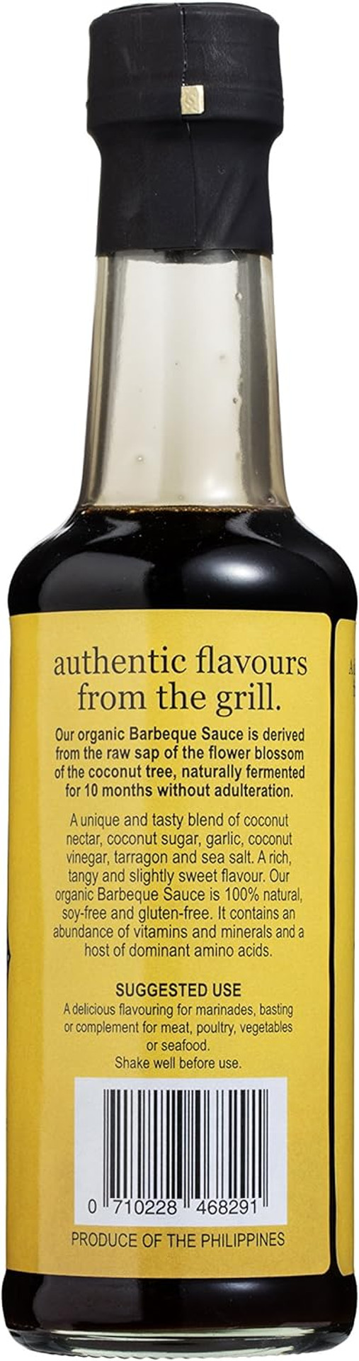The Coconut Company - Organic Coconut Aminos Barbeque Sauce - 150ml - Pack of 2 - Coconut Aminos Alternative for Soy & BBQ Sauce, Vegan, Gluten-Free, Soy Free, Naturally Fermented, Pure Coconut sap