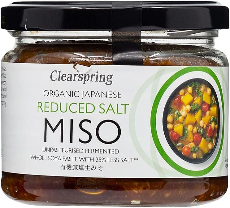 Clearspring Organic Japanese Reduced Salt Unpasteurised Miso Jar