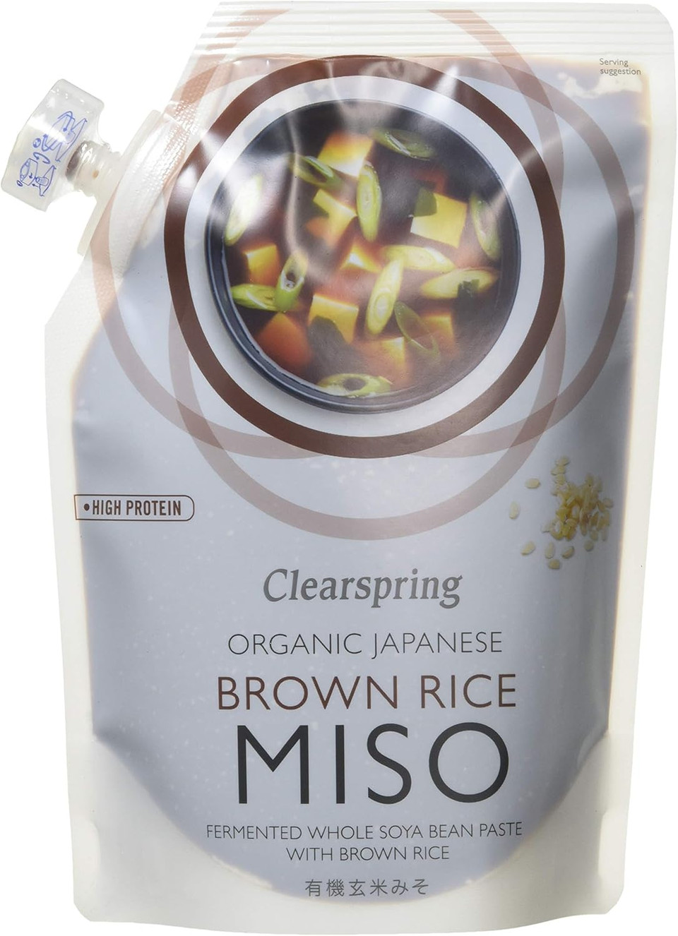 Clearspring Pasteurised Organic Japanese Brown Rice Miso Paste