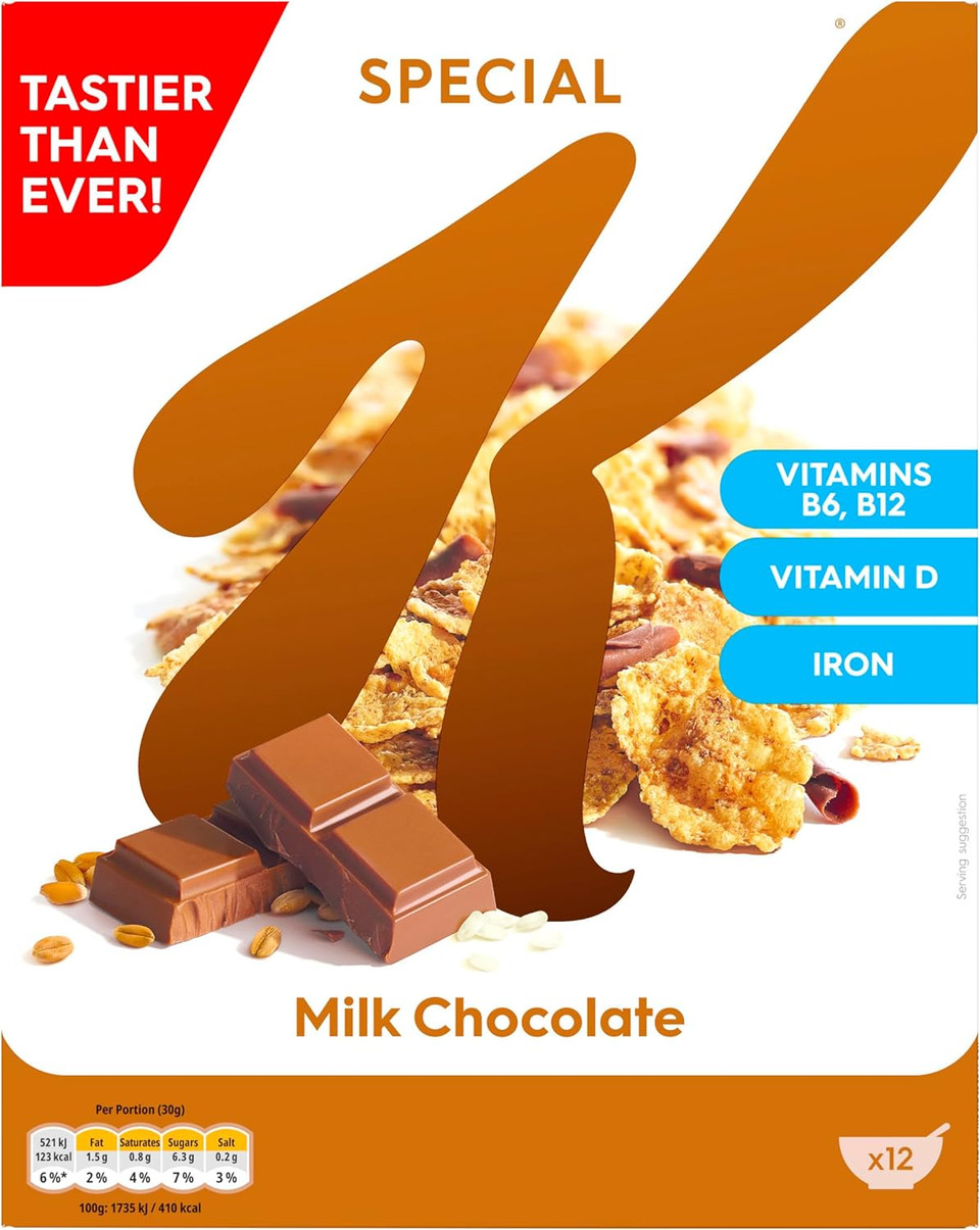 Special K Kellogg's Special K Milk Chocolate Breakfast Cereal 360g