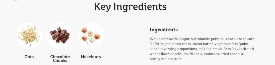 Kellogg's Crunchy Nut Hazelnut & Chocolate Granola Bag, 380g