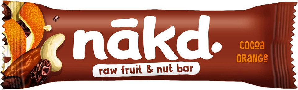 Nakd Lemon Drizzle Natural Fruit & Nut Bars - Vegan - Healthy Snack - Gluten Free - 35g x 18 bars