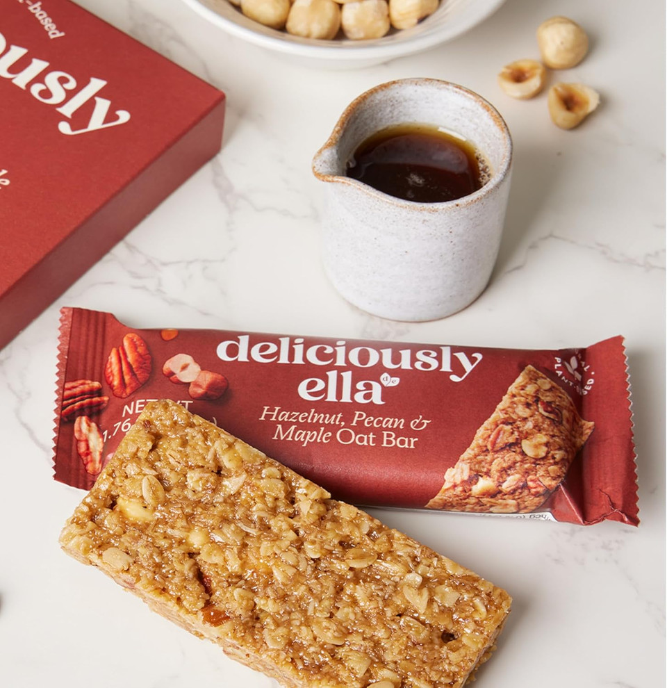 Deliciously Ella Oat Bars (Hazelnut, Pecan & Maple (16 bars))
