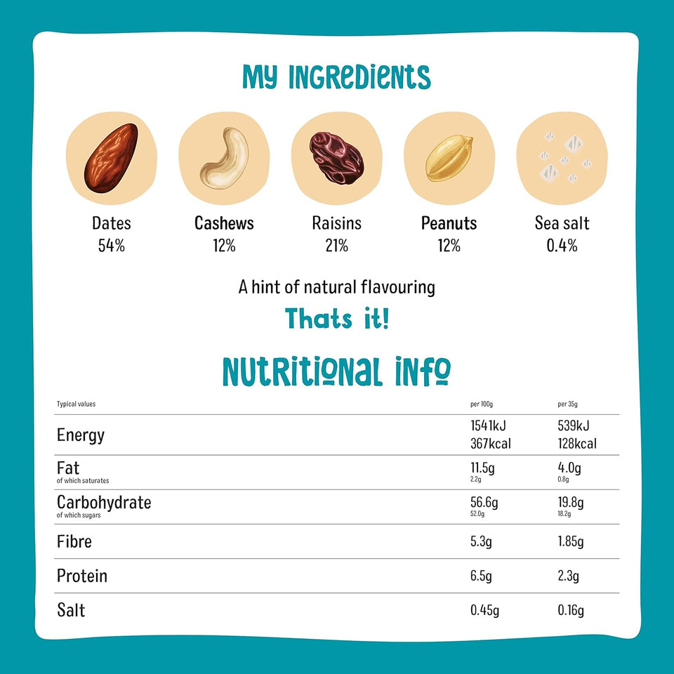 Nakd Salted Caramel Natural Fruit & Nut Bars - Vegan - Healthy Snack - Gluten Free - 35g x 18 bars Nakd Salted Caramel Natural Fruit & Nut Bars - Vegan - Healthy Snack - Gluten Free - 35g x 18 bars