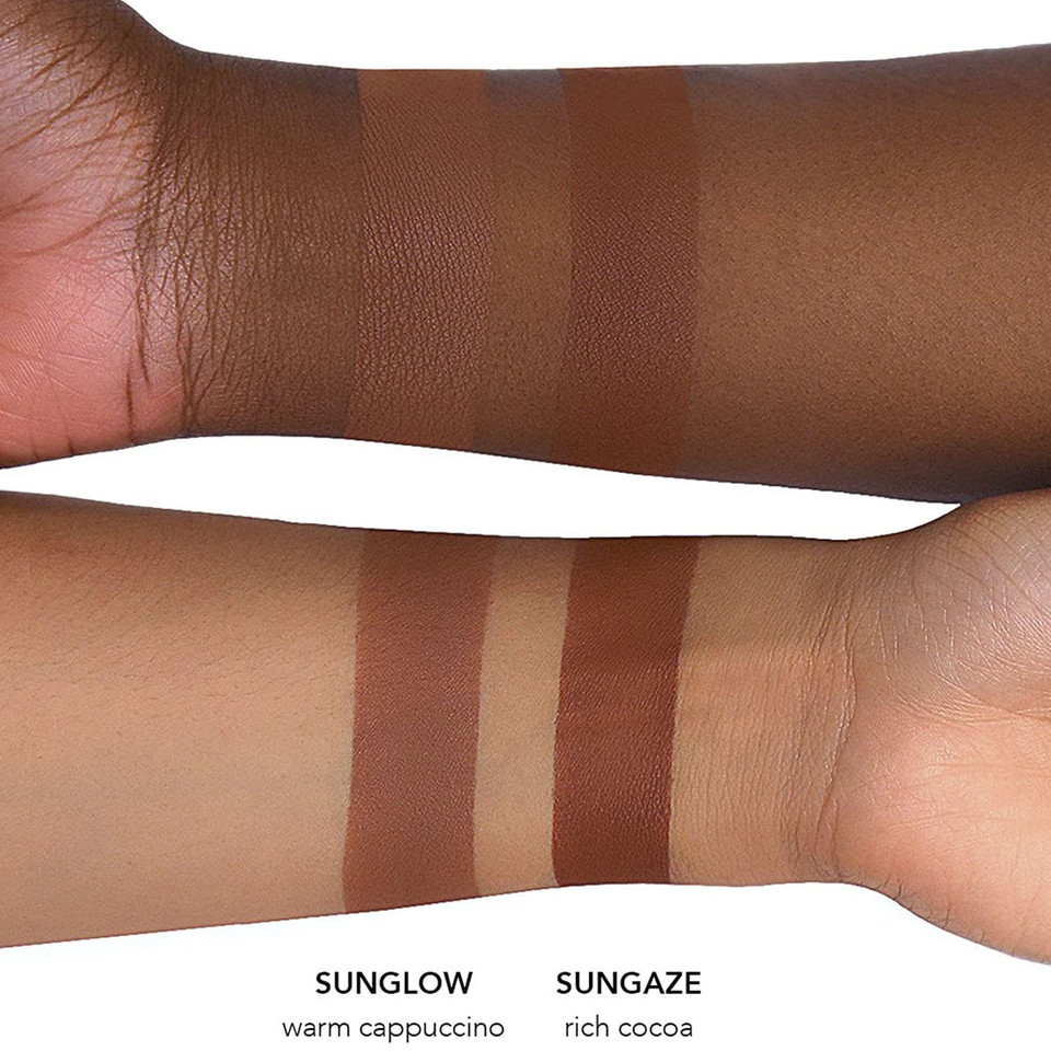 Jouer Sunswept Bronzer Duo 2 Complementary Shades Velvety Formula Matte & Shimmer Shades Vitamin E Talc, Paraben, Gluten & Cruelty Freesungaze/Sunglow