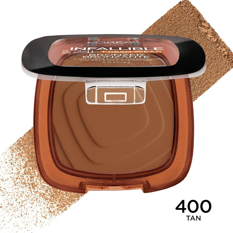 Lã¢ÂOrã£Â©Al Paris Infallible Up To 24H Fresh Wear Soft Matte Longwear Bronzer. Waterproof, Heatproof, Transfer, Humidity And Sweatproof, Tan, 0.31 Oztan