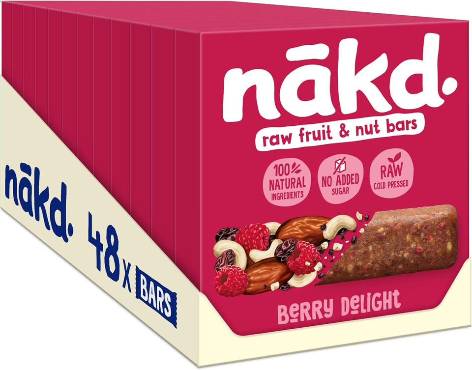 Nakd Cocoa Orange Natural Fruit & Nut Bars - Vegan - Healthy Snack - Gluten Free - 35g x 48 bars Nakd Cocoa Orange Natural Fruit & Nut Bars - Vegan - Healthy Snack - Gluten Free - 35g x 48 bars