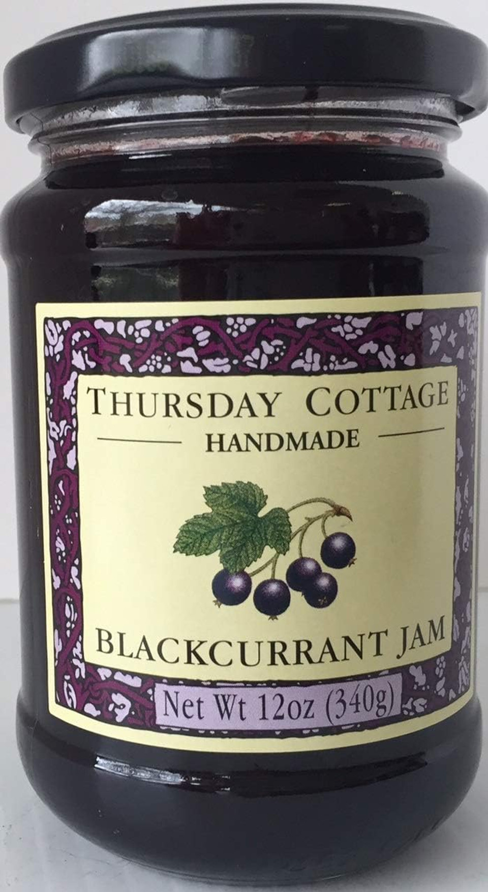Thursday Cottage - Blackcurrant Jam - 340g